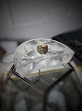 이미지를 갤러리 뷰어에 로드 , Clear Quartz Moon Bowl - small #101