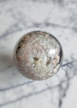 Load image into Gallery viewer, Green Chlorite Flower Agate Sphere - 827g #95
