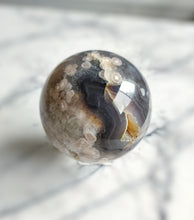 Load image into Gallery viewer, Green Chlorite Flower Agate Sphere - 827g #95