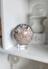 Load image into Gallery viewer, Green Chlorite Flower Agate Sphere - 827g #95