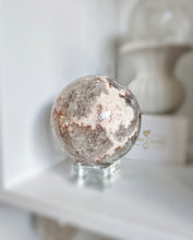 이미지를 갤러리 뷰어에 로드 , Green Chlorite Flower Agate Sphere - 720g #97