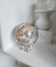 이미지를 갤러리 뷰어에 로드 , Green Chlorite Flower Agate Sphere - 720g #97