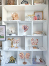 이미지를 갤러리 뷰어에 로드 , Pink Amethyst Slab on Black Stand - 982g #142