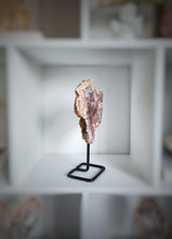 이미지를 갤러리 뷰어에 로드 , Pink Amethyst Slab on Black Stand - 982g #142