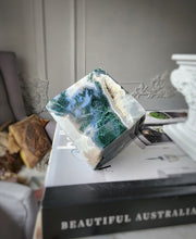 이미지를 갤러리 뷰어에 로드 , Moss Agate Cube - 822g #200