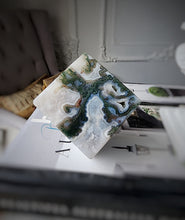 이미지를 갤러리 뷰어에 로드 , Moss Agate Cube - 620g #204