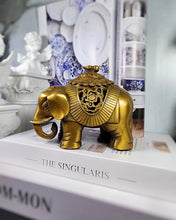 이미지를 갤러리 뷰어에 로드 , Copper Elephant Incense Pot / Holder