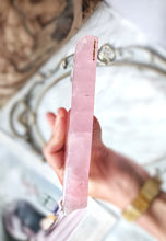 이미지를 갤러리 뷰어에 로드 , Rose Quartz Slab / Corner Piece - 590g  #161