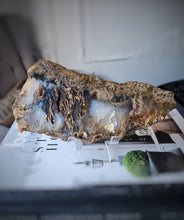 이미지를 갤러리 뷰어에 로드 , Sagenite Agate Slab with Rutile Inclusion - 416g #231