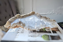 이미지를 갤러리 뷰어에 로드 , Sagenite Agate Slab with Rutile Inclusion - 446g #238