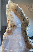 이미지를 갤러리 뷰어에 로드 , Sagenite Agate Slab with Rutile Inclusion - 446g #238