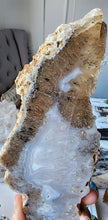 이미지를 갤러리 뷰어에 로드 , Sagenite Agate Slab with Rutile Inclusion - 446g #238