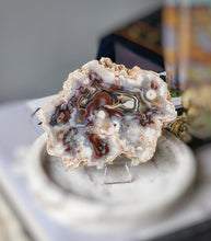 이미지를 갤러리 뷰어에 로드 , Argentina Flower Agate Slice - small #64