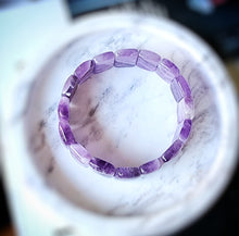 이미지를 갤러리 뷰어에 로드 , Chevron Amethyst Bracelet - Rectangle