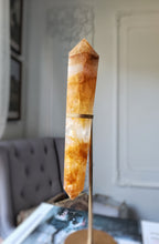 Load image into Gallery viewer, Golden Healer Double Terminated on Gold Stand - 992g #10