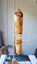 Load image into Gallery viewer, Golden Healer Double Terminated on Gold Stand - 992g #10