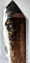 이미지를 갤러리 뷰어에 로드 , Rutilated Smoky Citrine Tower | Half Raw Half Polished on stand -  1.62kg #143