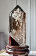 이미지를 갤러리 뷰어에 로드 , Rutilated Smoky Citrine Tower | Half Raw Half Polished on stand -  1.62kg #143