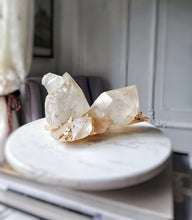 이미지를 갤러리 뷰어에 로드 , Golden Smoky Himalayan Quartz Cluster / Twin Points - 1.3kg #250
