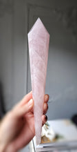 Load image into Gallery viewer, Rose Quartz Wand - 418g #24