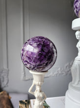 이미지를 갤러리 뷰어에 로드 , Chevron Amethyst x Smoky Quartz Sphere - 800g #97