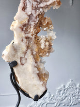 이미지를 갤러리 뷰어에 로드 , Pink Amethyst Flower Slab on Metal Stand - 1.45kg #107