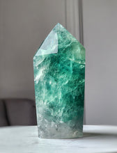 이미지를 갤러리 뷰어에 로드 , Chunky Green Fluorite Twin Tower - 1.11kg #58