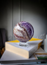 이미지를 갤러리 뷰어에 로드 , Amethyst & Agate Sphere - 1.36kg #122