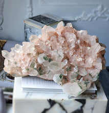 이미지를 갤러리 뷰어에 로드 , Large Pink Himalayan Quartz x Green Phantom Cluster - 8kg #311