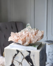 이미지를 갤러리 뷰어에 로드 , Large Pink Himalayan Quartz x Green Phantom Cluster - 8kg #311