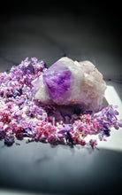 이미지를 갤러리 뷰어에 로드 , Elestial Amethyst Half Raw Half Polished Cluster - 1.32kg #16