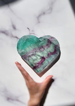 이미지를 갤러리 뷰어에 로드 , Watermelon Fluorite Heart Bowl - 712g #958