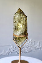 이미지를 갤러리 뷰어에 로드 , Phantom Smoky Citrine Quartz Double Terminated on Gold Stand - 1.23kg #117