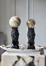 Cargar imagen en el visor de la galería, Black Lion Stand / Sphere Holder - Medium