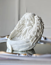 이미지를 갤러리 뷰어에 로드 , Angel Sphere Holder / Candle Holder - White