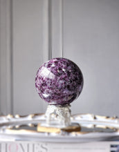이미지를 갤러리 뷰어에 로드 , Large Lepidolite Lithia Mica x Aquamarine Sphere - 1.34kg #132