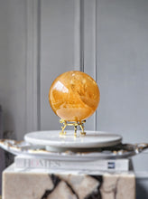 이미지를 갤러리 뷰어에 로드 , Large Golden Honey Calcite Sphere - 3.2kg #70