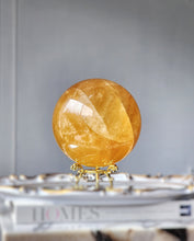 이미지를 갤러리 뷰어에 로드 , Large Golden Honey Calcite Sphere - 3.2kg #70