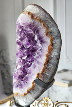 이미지를 갤러리 뷰어에 로드 , Amethyst Egg Cluster on Metal Stand - 1.22kg #148