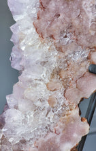 이미지를 갤러리 뷰어에 로드 , Large Pink Amethyst Flower Slab on Metal Stand - 4.45kg #149