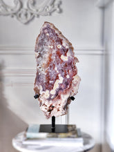 이미지를 갤러리 뷰어에 로드 , Pink Amethyst Slab on Metal Stand - 3.9kg #50