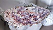 이미지를 갤러리 뷰어에 로드 , Pink Amethyst Slab on Metal Stand - 3.9kg #50