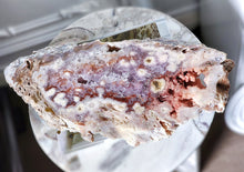 이미지를 갤러리 뷰어에 로드 , Pink Amethyst Slab on Metal Stand - 3.9kg #50