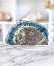 이미지를 갤러리 뷰어에 로드 , Rainbow Fluorite Slab - 1.3kg #339