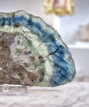 이미지를 갤러리 뷰어에 로드 , Rainbow Fluorite Slab - 1.3kg #339