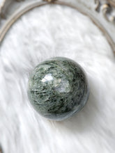 Load image into Gallery viewer, Green Strawberry x Epidote Quartz Sphere - 750g #47