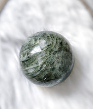 Load image into Gallery viewer, Green Strawberry x Epidote Quartz Sphere - 750g #47