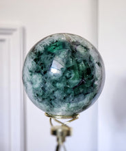 이미지를 갤러리 뷰어에 로드 , Large Snowflake Rainbow Fluorite Sphere - 2kg #97