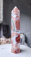 이미지를 갤러리 뷰어에 로드 , Pink & Blue Flower Agate Tower - Large 1.1kg #63
