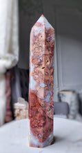 이미지를 갤러리 뷰어에 로드 , Pink & Blue Flower Agate Tower - Large 1.1kg #63
